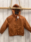 Preview: H&M Jacke  Gr. 92  rost Kapuze Schrift 