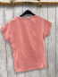 Preview: Okaidi  T-Shirt  Gr. 158  koralle altrosa Pailettenherz weiße Schrift 