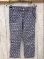 Preview: Okaidi  Hose  Gr. 152  weiß blau hellblauer Druck 3/4 lang 