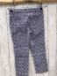 Preview: Okaidi  Hose  Gr. 152  weiß blau hellblauer Druck 3/4 lang 