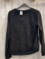 Preview: H&M  Pullover  Gr. 170  schwarz Plüsch Pailettenstern 