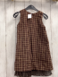 Preview: Needs  Kleid  Gr. 104  braun beige bronze kariert 