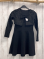 Preview:   Kleid  Gr. 128  schwarz inklusive Kurzjacke mit Schleife und Pailetten