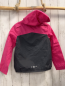 Preview: neu  Regenjacke  Gr. 134  grau pink Kapuze