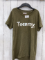 Preview: Tommy Hilfiger  T-Shirt  Gr. 158/164  kiwi silber glänzende Schrift 