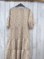 Preview: neu H&M  Kleid  Gr. 152  beige schwarze Blumen NP 17,99 € 