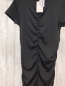 Preview: neu H&M  Kleid  Gr. M schwarz Rippen seitlich gerafft NP 14,99 € 