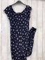 Preview:   Jumpsuit Gr. 146/152  blau weiße Blumen 