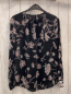 Preview: neu Esprit  Bluse  Gr. 38  schwarz weiß grau rote Blumen 