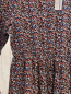 Preview: Kids Only  Kleid  Gr. 146/152  schwarz bunte Blumen 