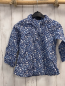 Preview: H&M  Bluse  Gr. 116  blau hellblau weiße Blumen 