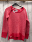 Preview: Krs & co Pullover  Gr. M pink weiß Herzen Strick 
