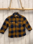 Preview: H&M  Hemdjacke  Gr. 104  ocker blau kariert 