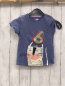 Preview: Next  T-Shirt  Gr. 122  lila Katze mit bunter glänzender "6" 