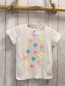 Preview: Esprit  T-Shirt  Gr. 116  weiß bunte Pailettenherzen 