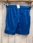Preview: Adidas  Sportshorts  Gr. !34/140  hellblau + hellgraue Streifen weiße Schrift + Label 