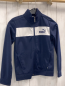 Preview: Puma  Joggingjacke  Gr. 140  blau weißer Balken mit Schrift 