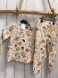 Preview: 2tlg H&M  Schlafanzug  Gr. 92  beige Weihnachtsmotive 