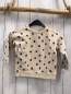 Preview: H&M  Pullover  Gr. 86  beige blauer Druck