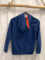 Preview:   Sweatjacke  Gr. 122/128  blau Kapuze spiderman roter Reißverschluss 