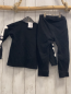 Preview: 2tlg H&M  Schlafanzug  Gr. 98  schwarz weißes Skelett 