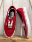 Preview: Vans  Leinenschuhe  Gr. 43  rot weiße Sohle + weiße Schnürsenkel 