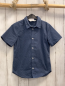 Preview: H&M  Sommerhemd  Gr. 122  blau hellgraue Punkte 