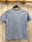 Preview:   T-Shirt Gr. 128  hellblau Krokodil auf Motorrad 