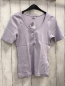Preview:   T-Shirt  Gr. 158/164  lavendel Rippen Knopfleiste 