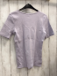 Preview:   T-Shirt  Gr. 158/164  lavendel Rippen Knopfleiste 