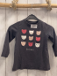 Preview:  Langarmshirt Gr. 104  grau Katzenköpfe