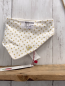 Preview: neu Boboli Lätzchen/Halstuch weiß gelbe Sterne