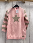Preview: Boboli neu  Pullover Gr. 86  rosa beige Streifen Stern Strick