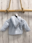 Preview: Boboli neu Strickjacke Gr. 62  hellblau grauer Stern abtrennbare Kapuze