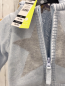 Preview: Boboli neu Strickjacke Gr. 62  hellblau grauer Stern abtrennbare Kapuze