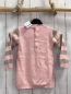 Preview: Boboli neu Longpullover Gr. 86  rosa beige Streifen Stern Strick