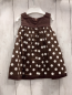 Preview: chicco neu Wendekleid Gr. 68  braun weiße Punkte + weiß braune Punkte