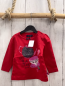 Preview: blue seven neu Langarmshirt Gr. 68  rot Teekanne + Tasse Glitzer