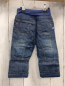 Preview: blue seven neu Hose Gr. 68  blau Jeans gefüttert Dinoaufnäher