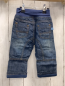 Preview: blue seven neu Hose Gr. 56  blau Jeans gefüttert Dinoaufnäher