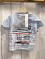 Preview: Boboli neu T-Shirt Gr. 80  blau weiße Streifen Schiff