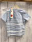 Preview: Boboli neu T-Shirt Gr. 80  blau weiße Streifen Schiff