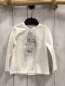 Preview: Gymp neu Langarmshirt Gr. 80  weiß silber Blumen + Schrift NP 18,95 €