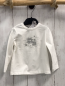 Preview: Gymp neu Langarmshirt Gr. 80  weiß silber Blumen + Schrift NP 18,95 €