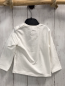 Preview: Gymp neu Langarmshirt Gr. 80  weiß silber Blumen + Schrift NP 18,95 €