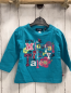 Preview: blue seven neu Langarmshirt Gr. 68  türkis bunte Buchstaben