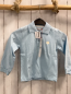 Preview: Boboli neu Langarmshirt Gr. 86  hellblau Polokragen
