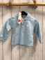 Preview: Boboli neu Langarmshirt Gr. 74  hellblau Polokragen