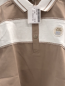 Preview: Chicco neu Langarmshirt Gr. 80  braun weiße Streifen Polokragen NP 29,90 €