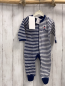 Preview: Jacky neu Strampler Gr. 62  blau weiß gestreift